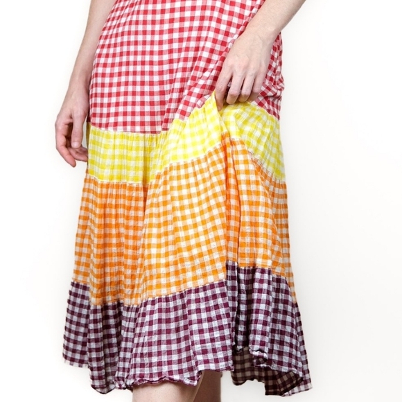 JW Anderson Gingham Midi Dress - Picture 2 of 4